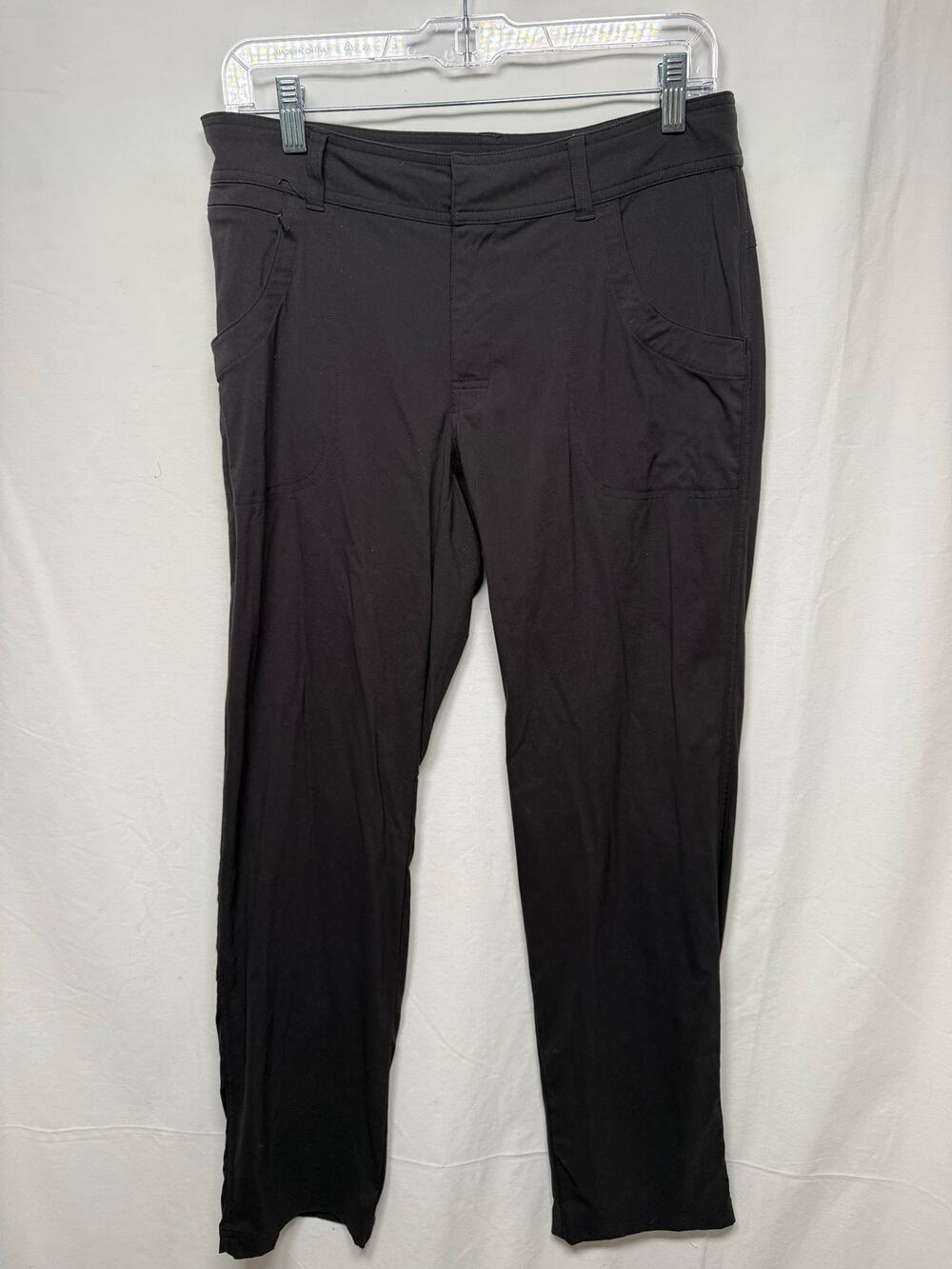 Lucy Active Walkabout Collection Mid Rise Straight Leg Pants, Black, Size S